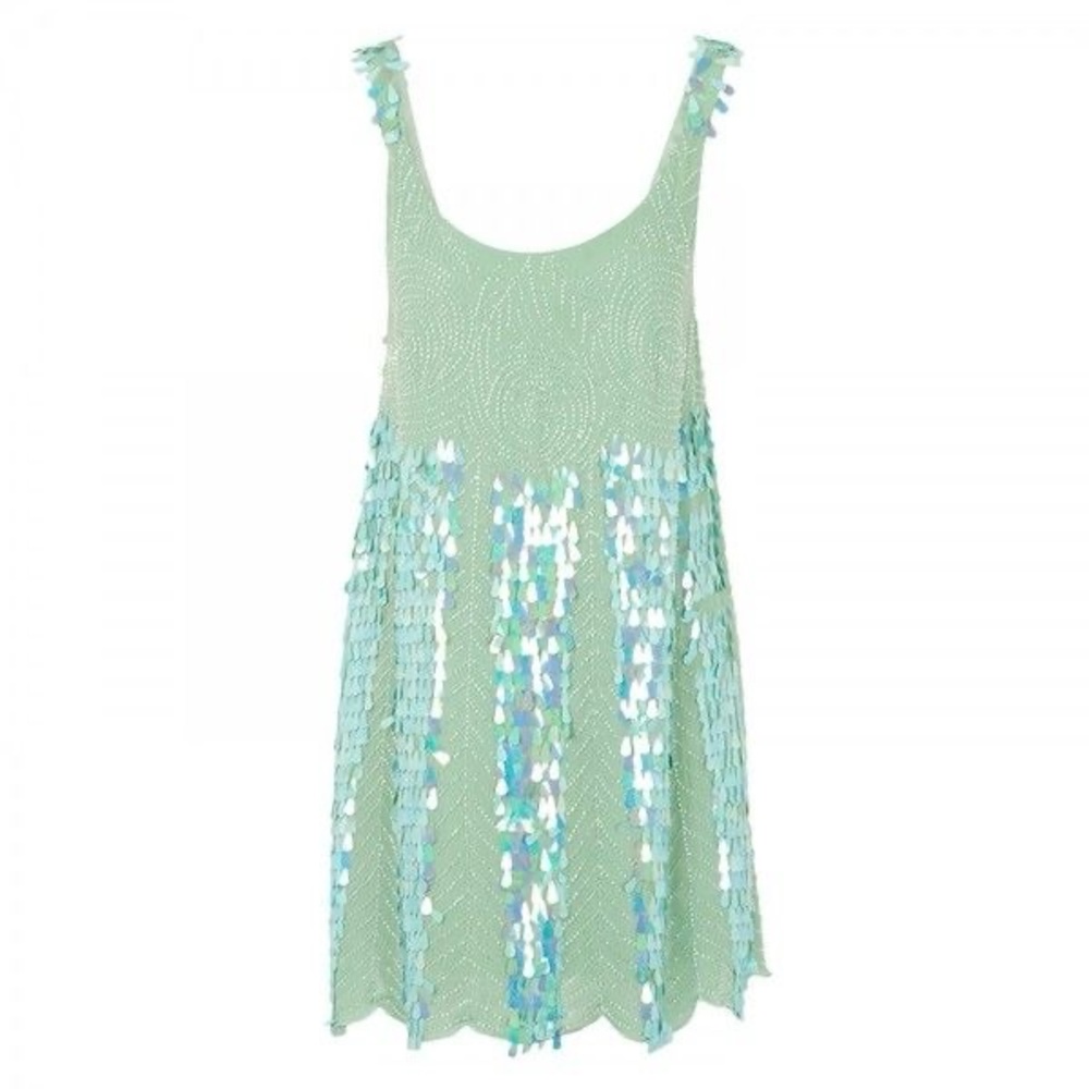 Sequin beaded Flapper Dress speakeasy